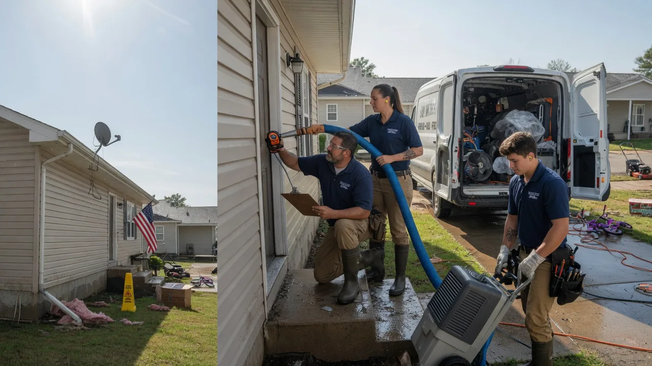 Ceiling Water Damage Restoration in Elkhart, IL near me